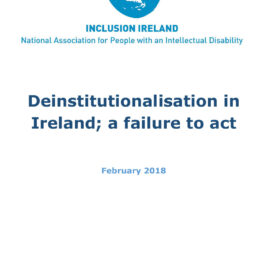 Deinstitutionalisation in Ireland; a failure to act-image