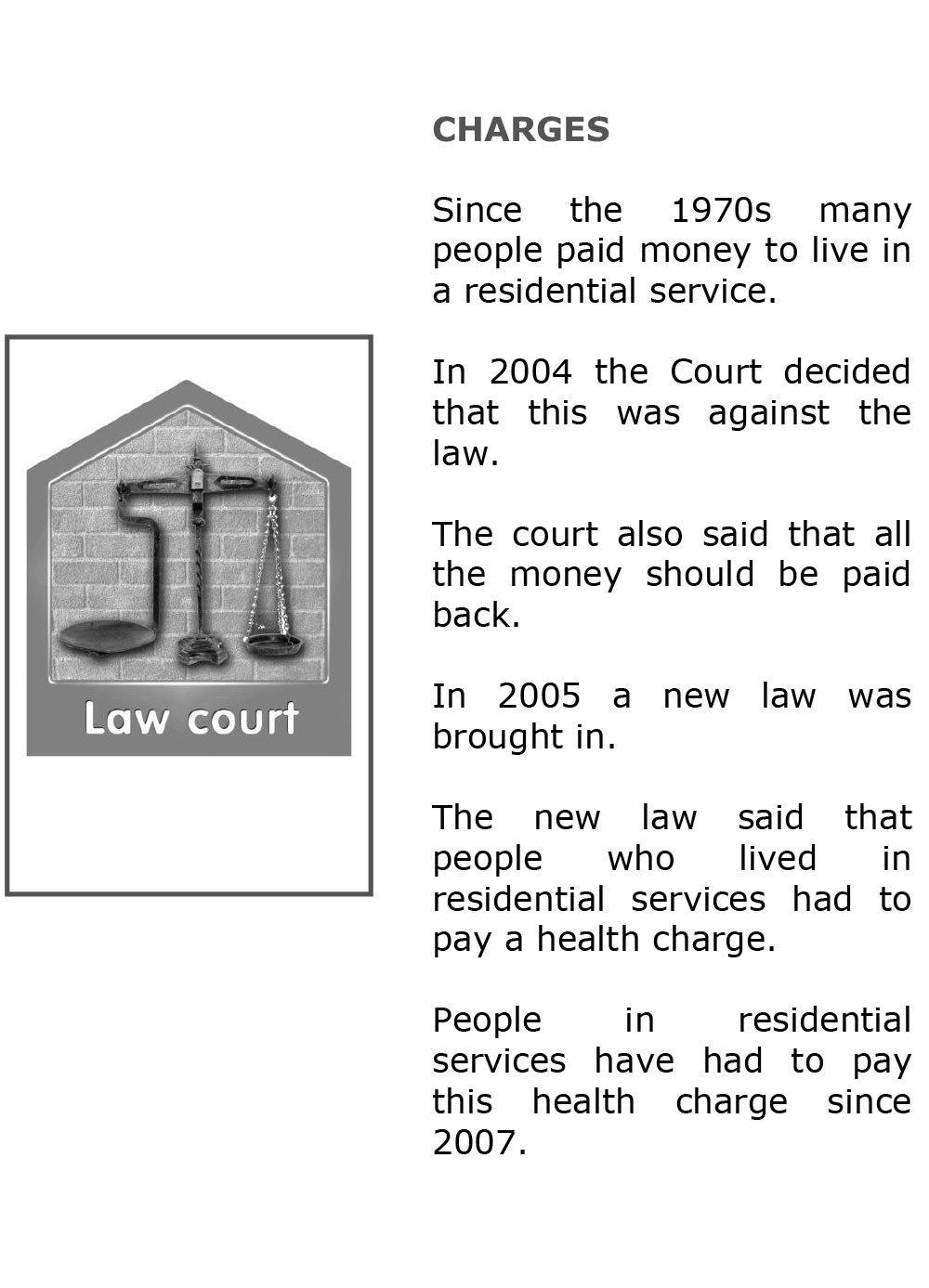 Easy to Read Guide to Long Stay Contributions